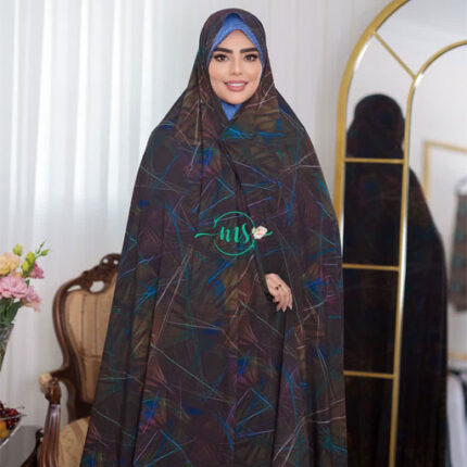 چادر مجلسی اسکادا (کد ۶/۱۲) – با طرح‌های رنگی (سبز، آبی، قرمز)